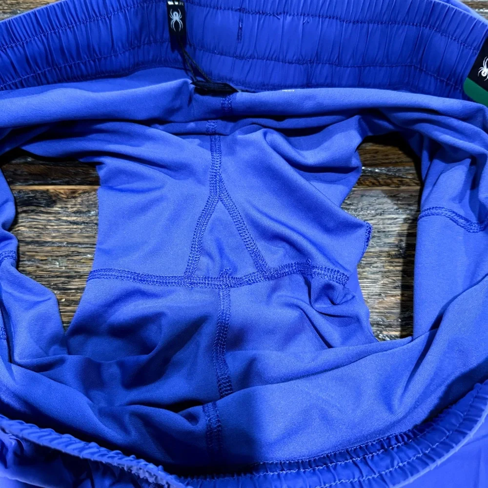 Spyder NWT XL Women's Perennial Blue Shorts Exercise Workout - Picture 15 of 16